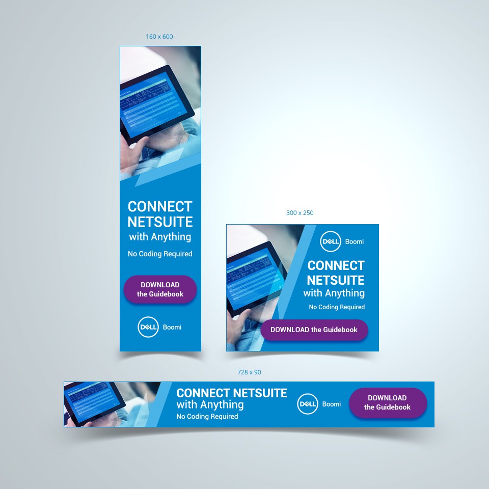Banner ads design for Dell Boomi1