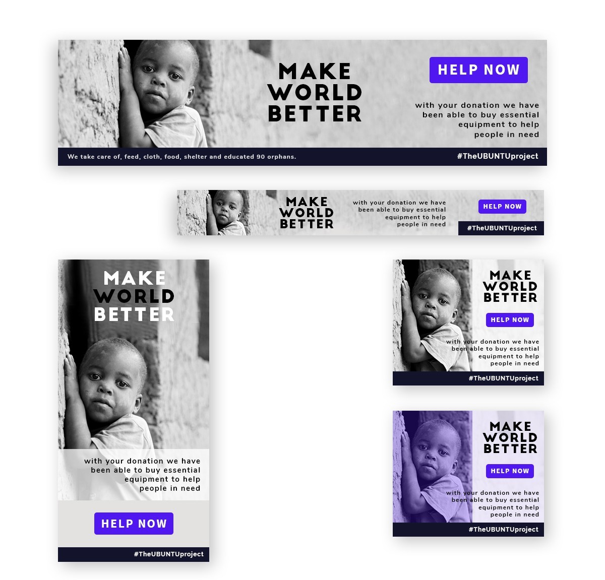 Banner ads for TheUBUNTUproject 0