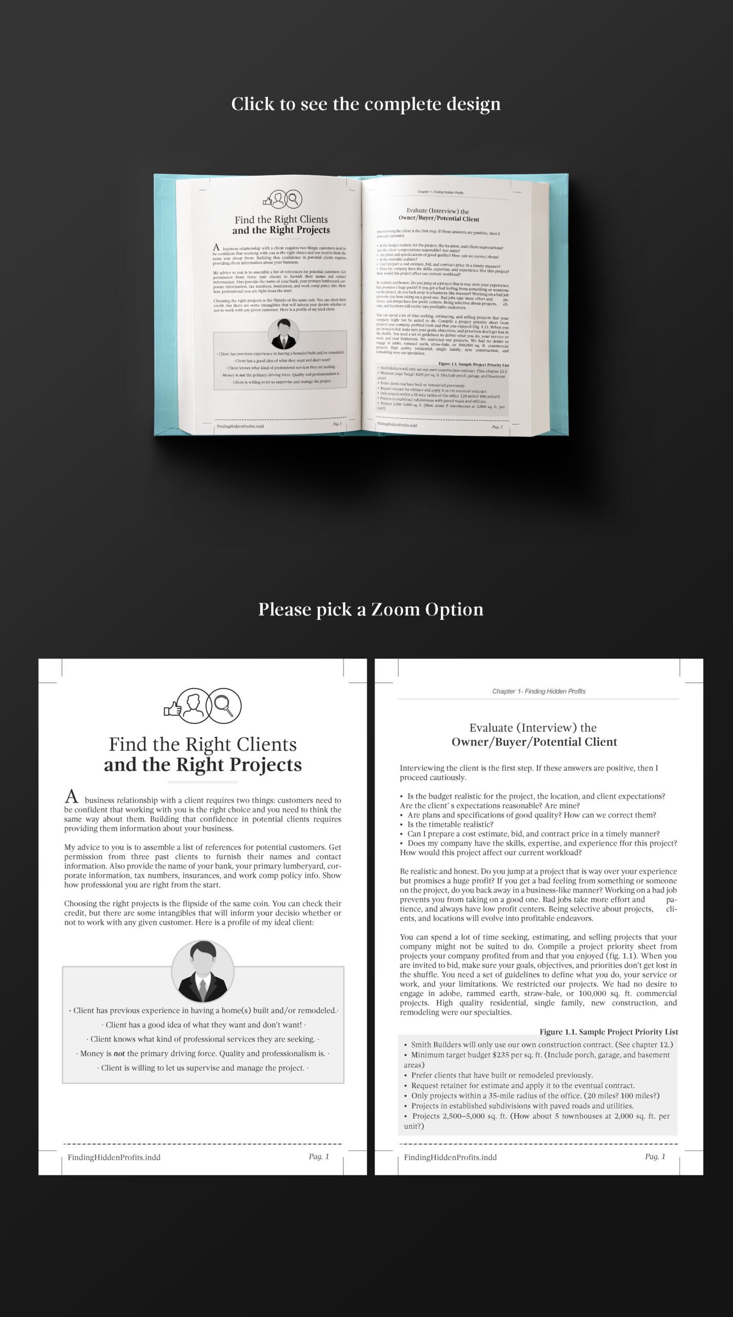 Book layout for Real States1