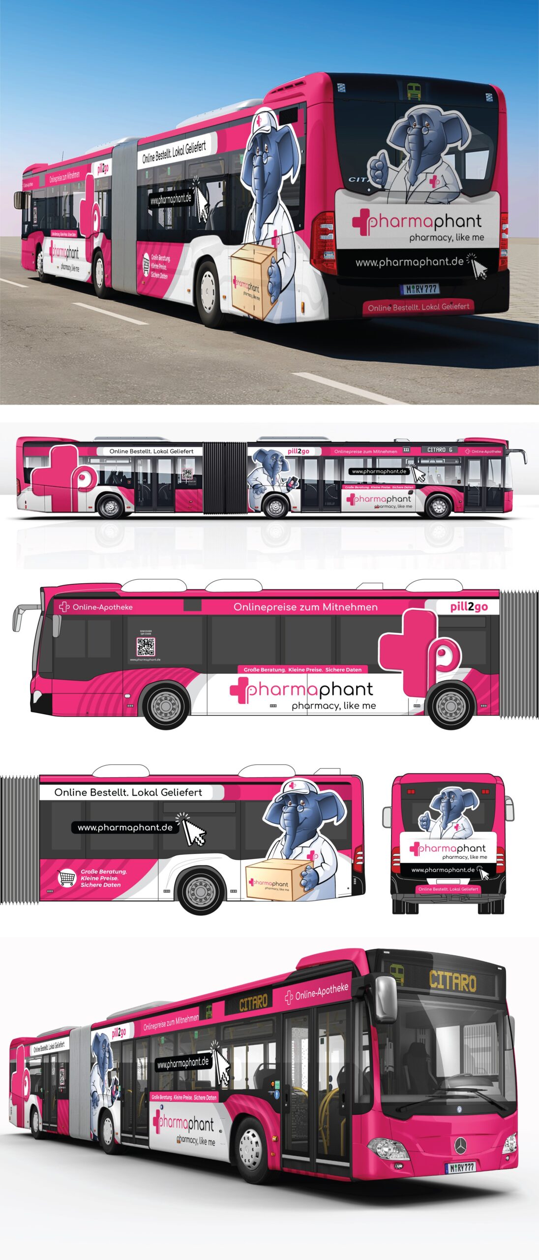 Bus Advertising for a Online Pharmacy1