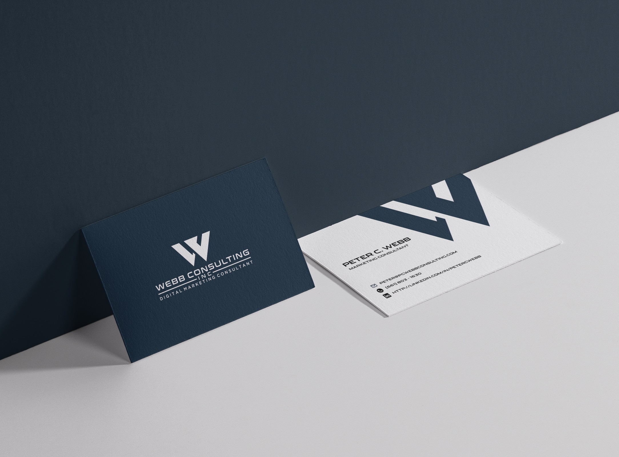 Business Card Design for Consultancy Business1