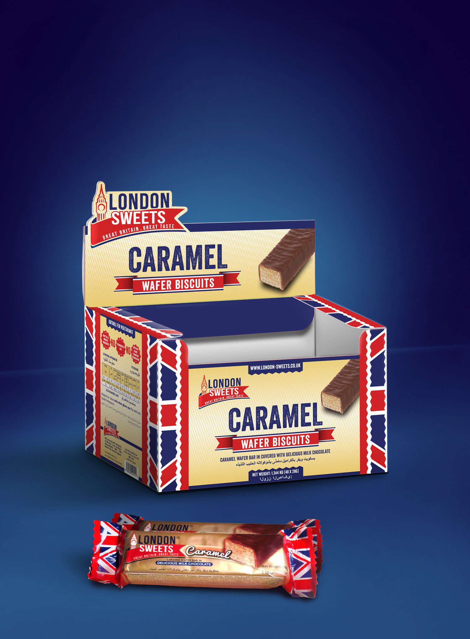 CARAMEL WAFER Conter Top Display1