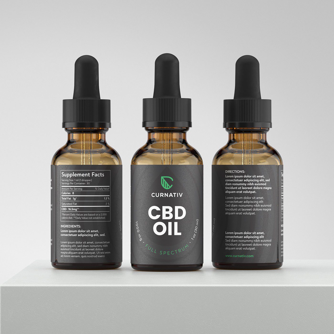 CBD Oil Label Design1