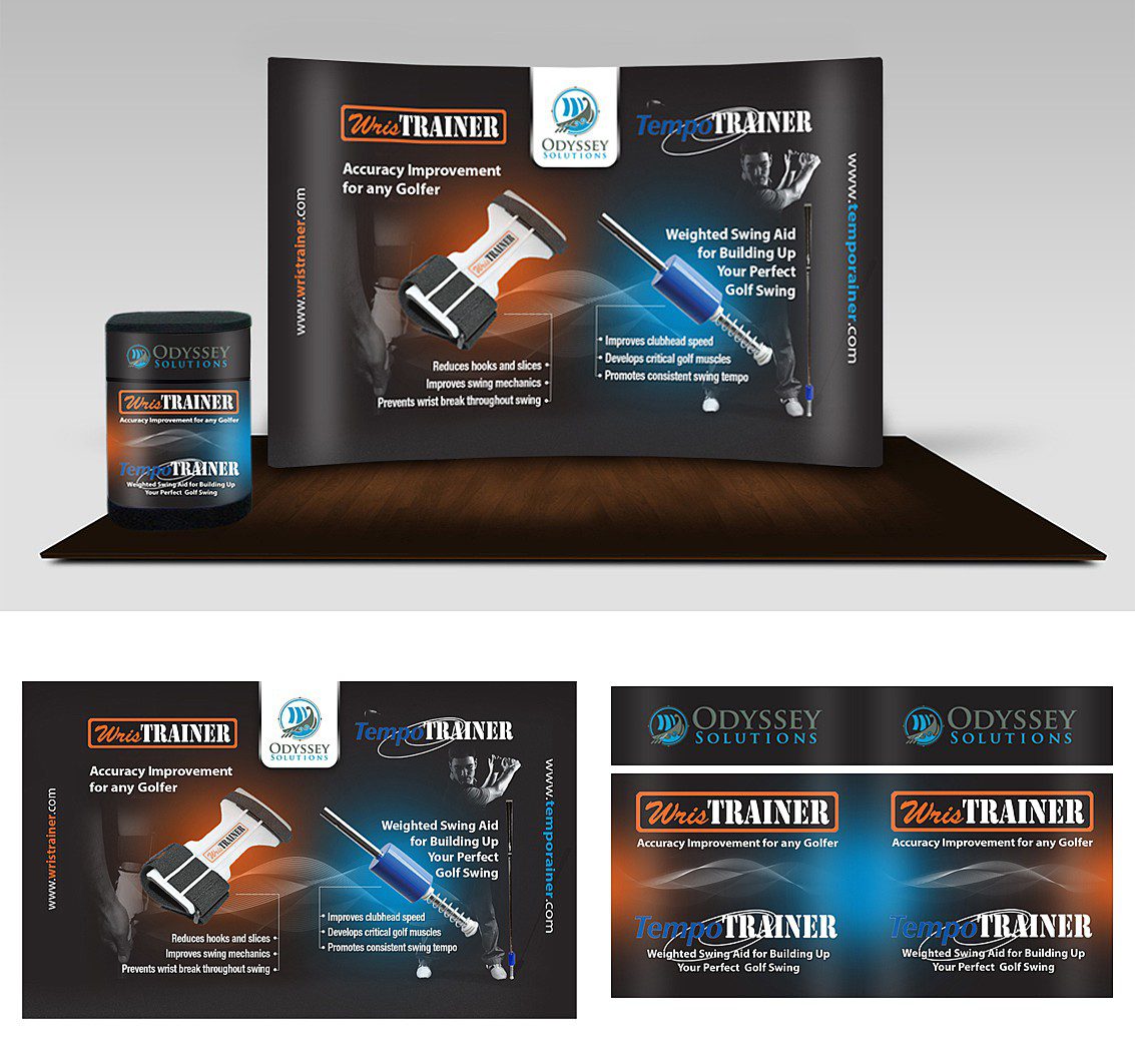 Engaging booth dFor signage for Odyssey Solutions LLC1