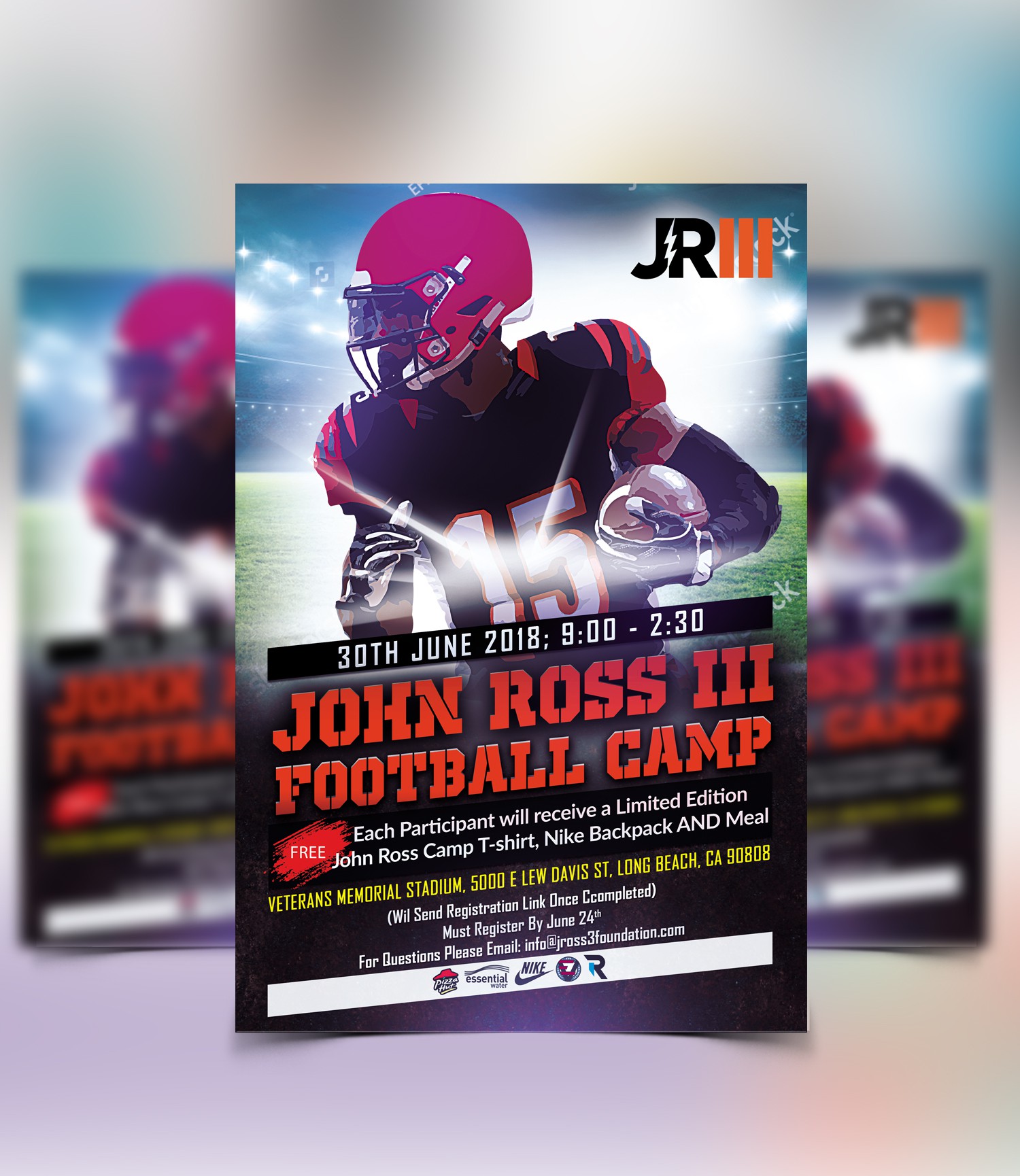 Football Camp Flyer Design1