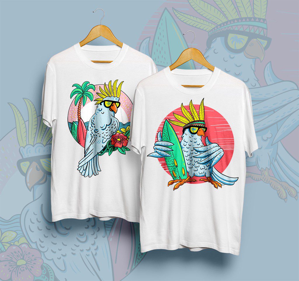 Itchy Feather T-shirts1