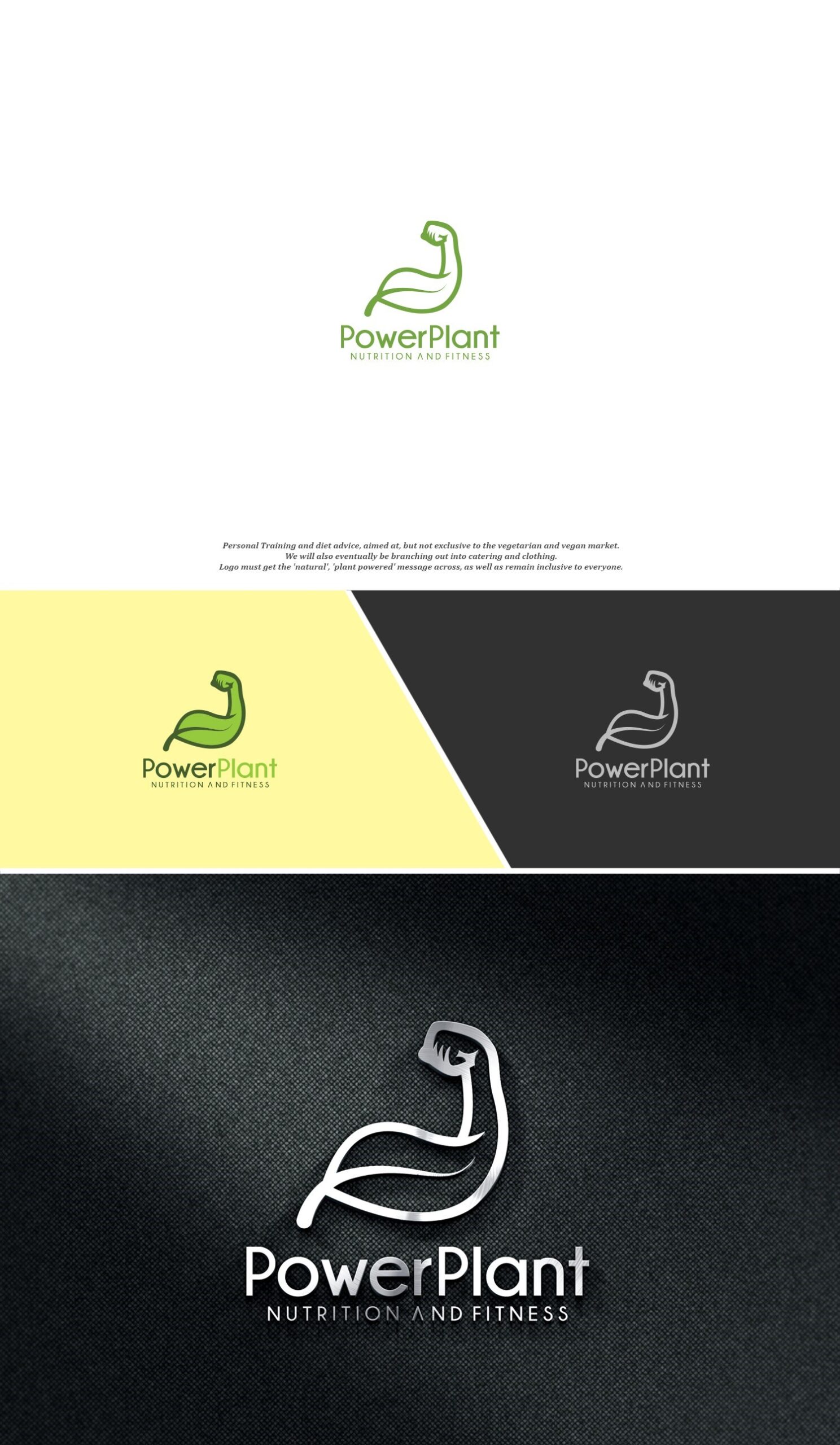 Logo and app icon for fitness company1