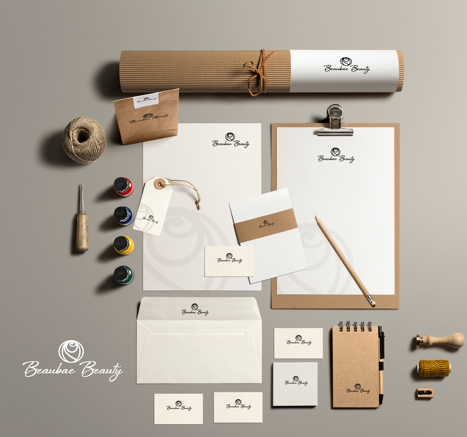 Logo and branding For beaubae beauty