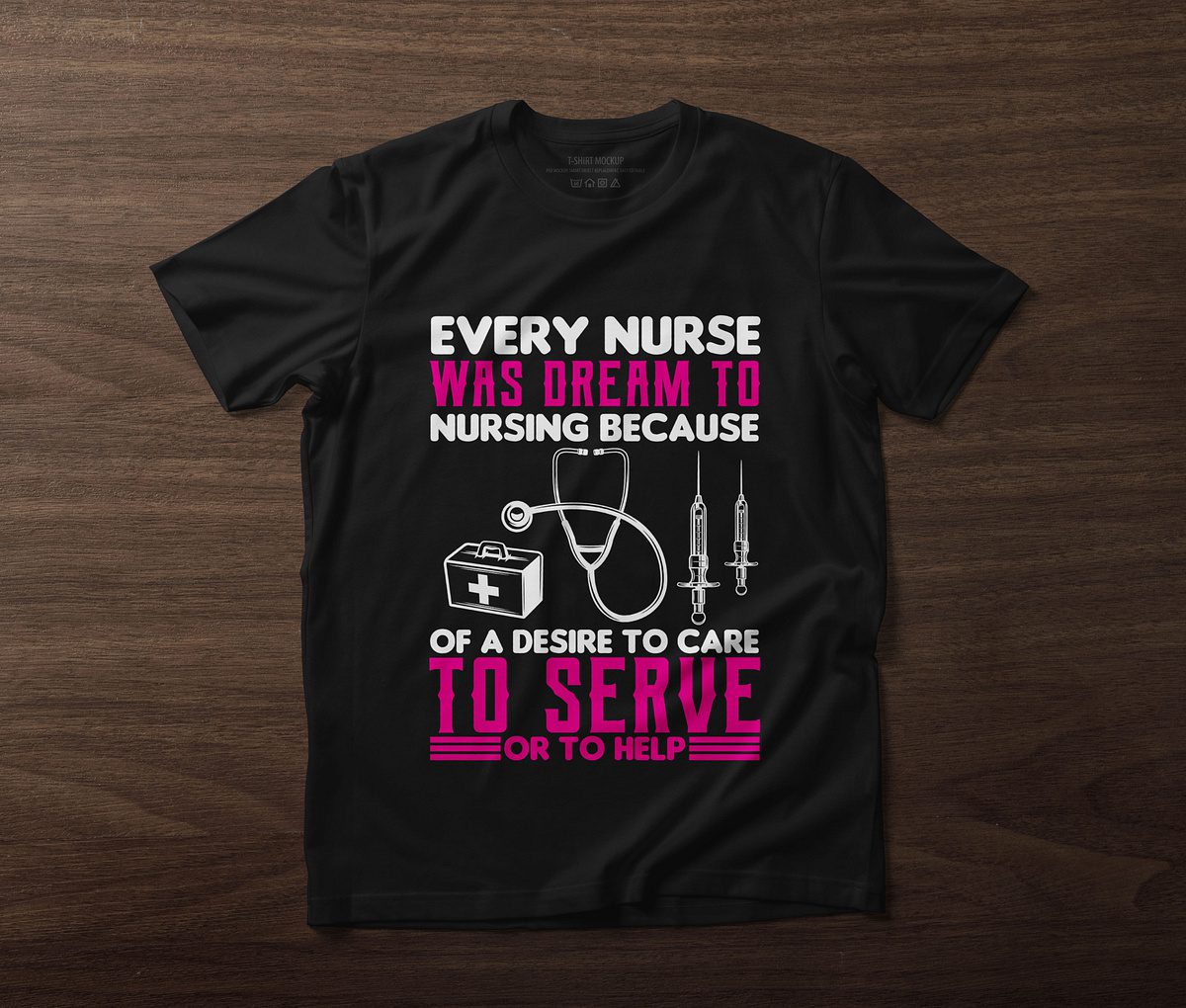 Nurse T-shirt design
