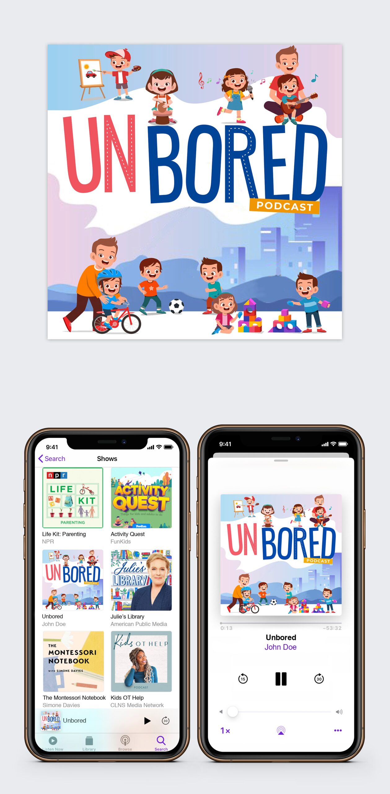 Podcast cover for UnBored1