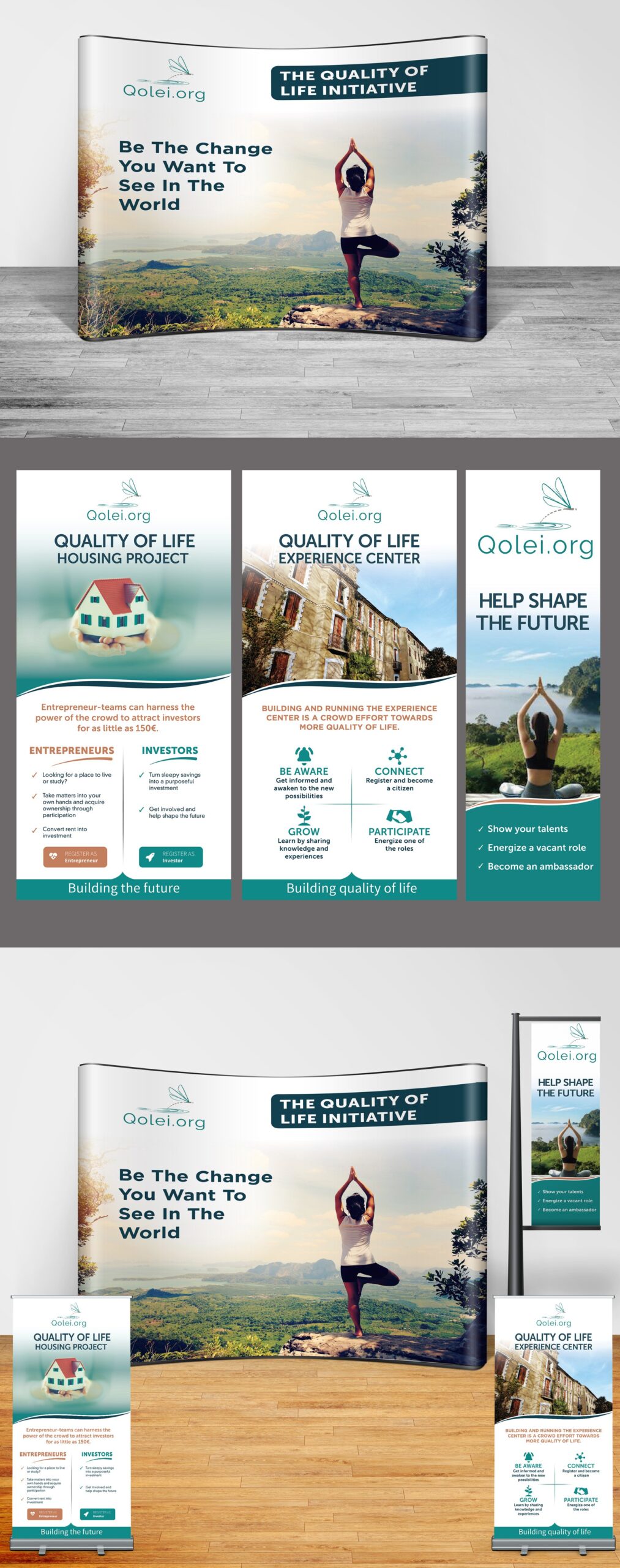 Quality of life tradeshow booth design1