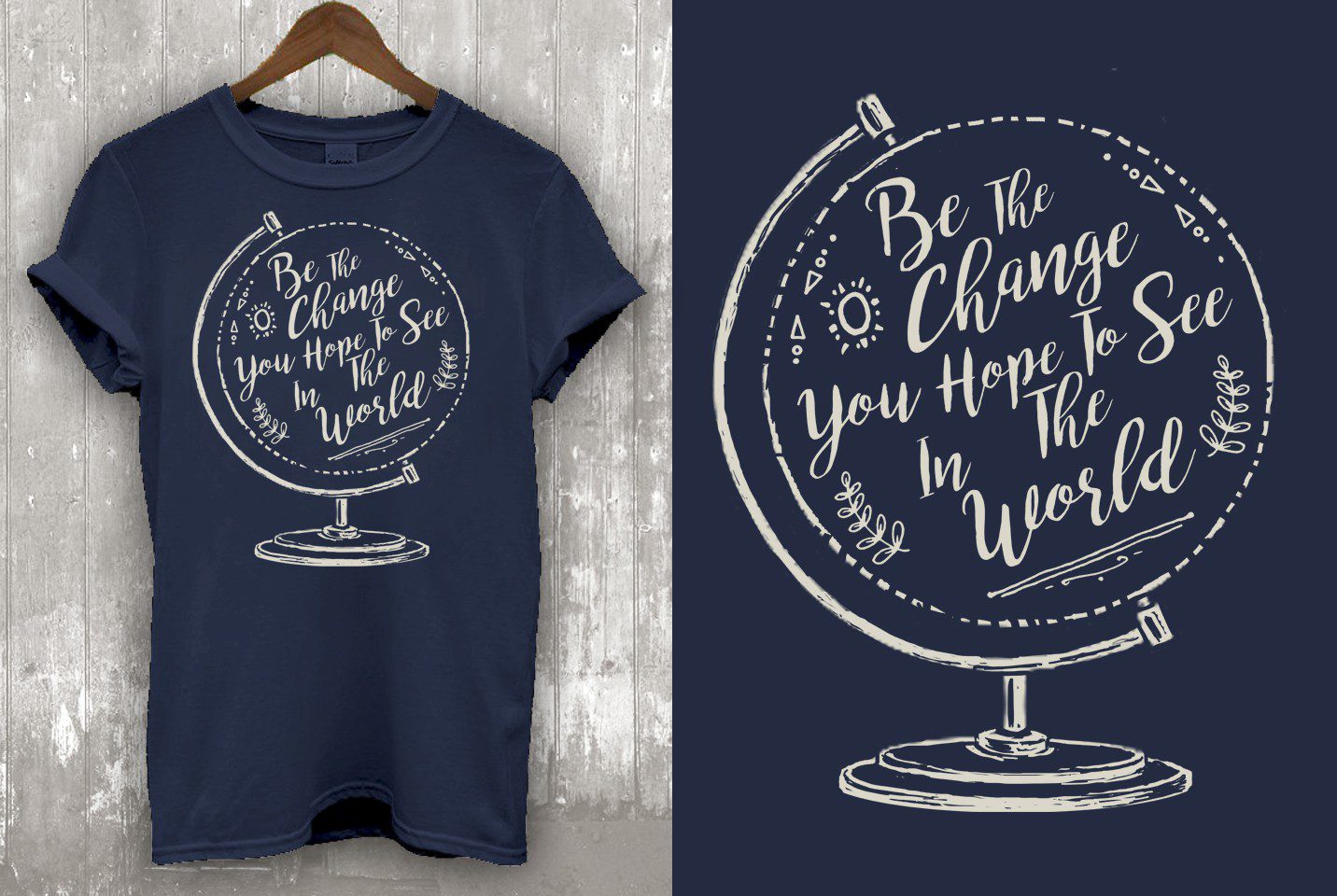 Quote Illustration for a NGO inspirational T-shirt1