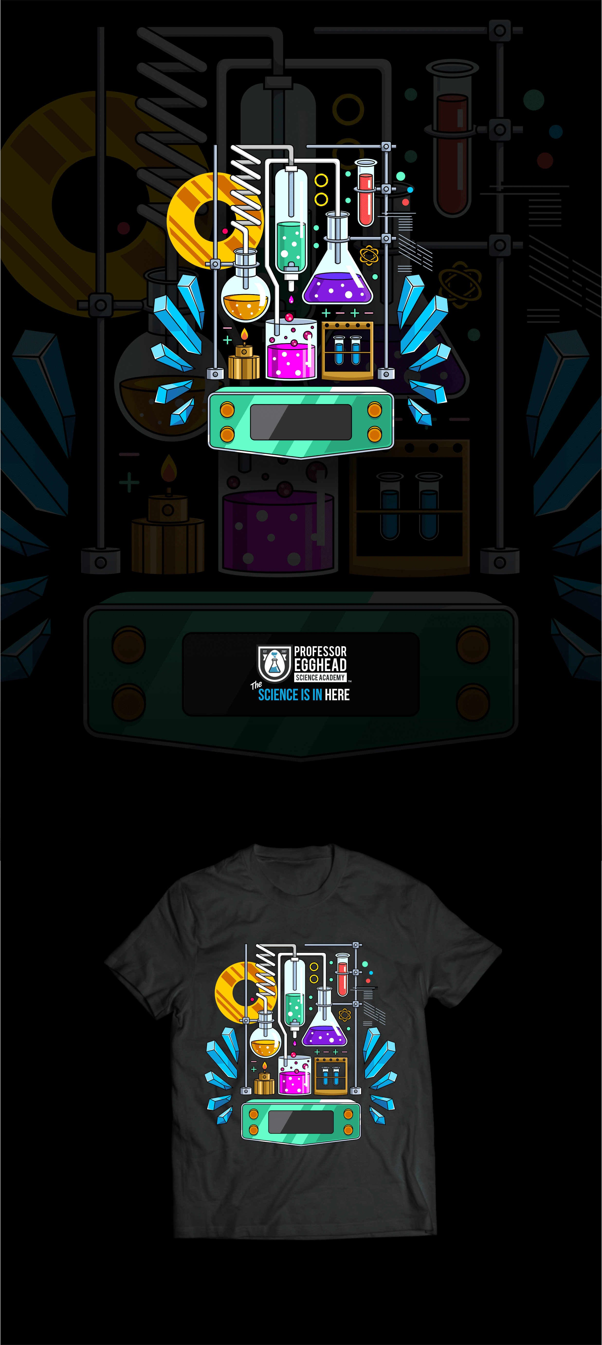 Science T-shirt Design