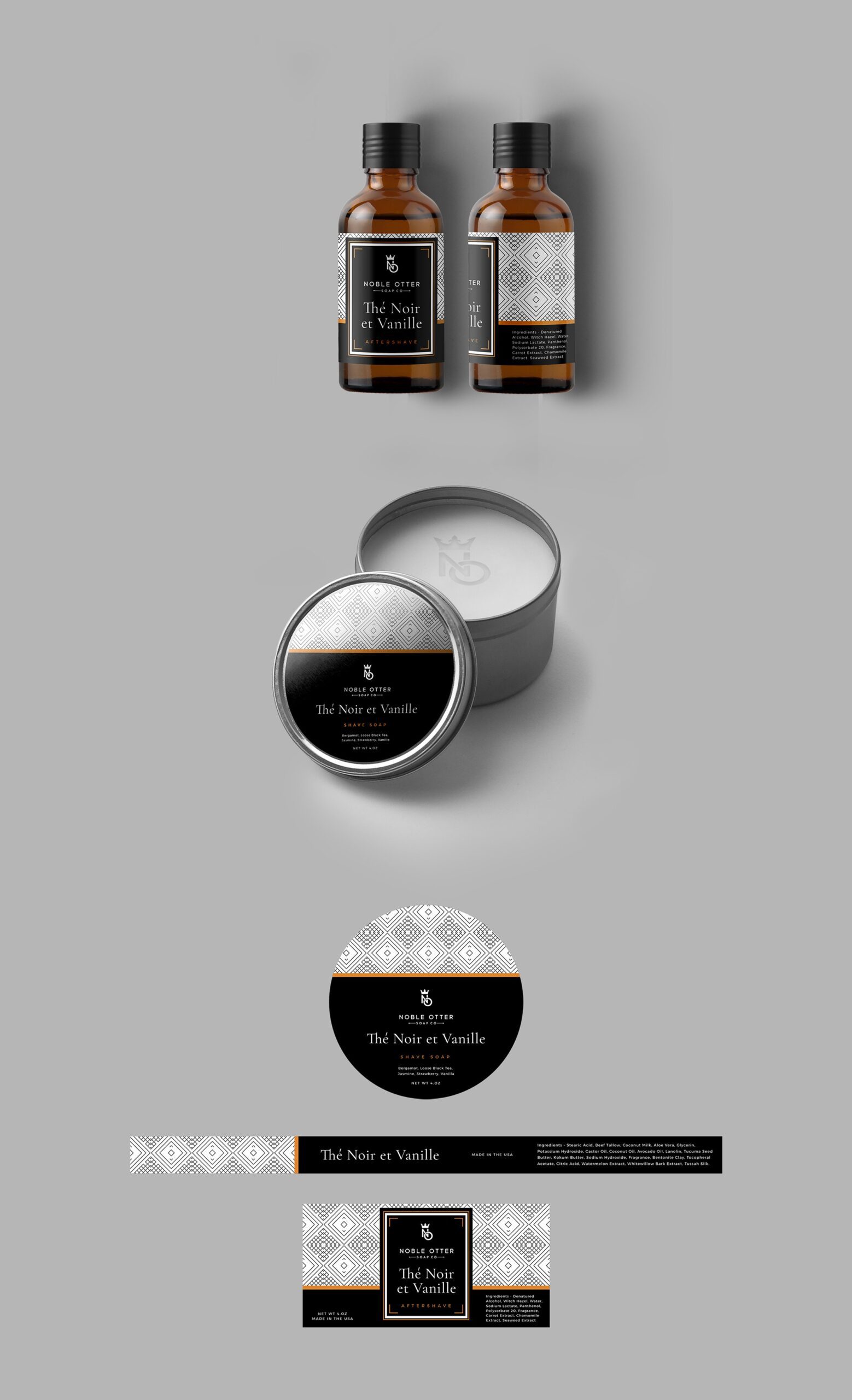 Shaving Soap and Aftershave Labels1