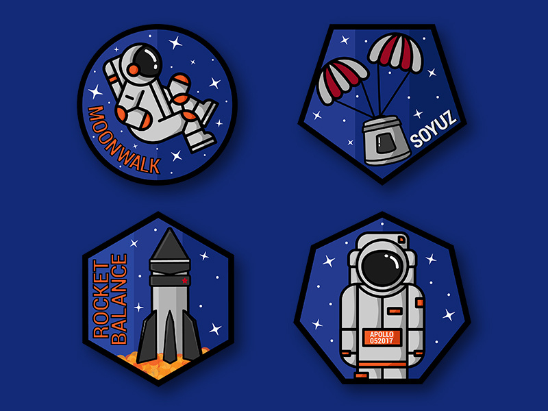 Space Journey Badges