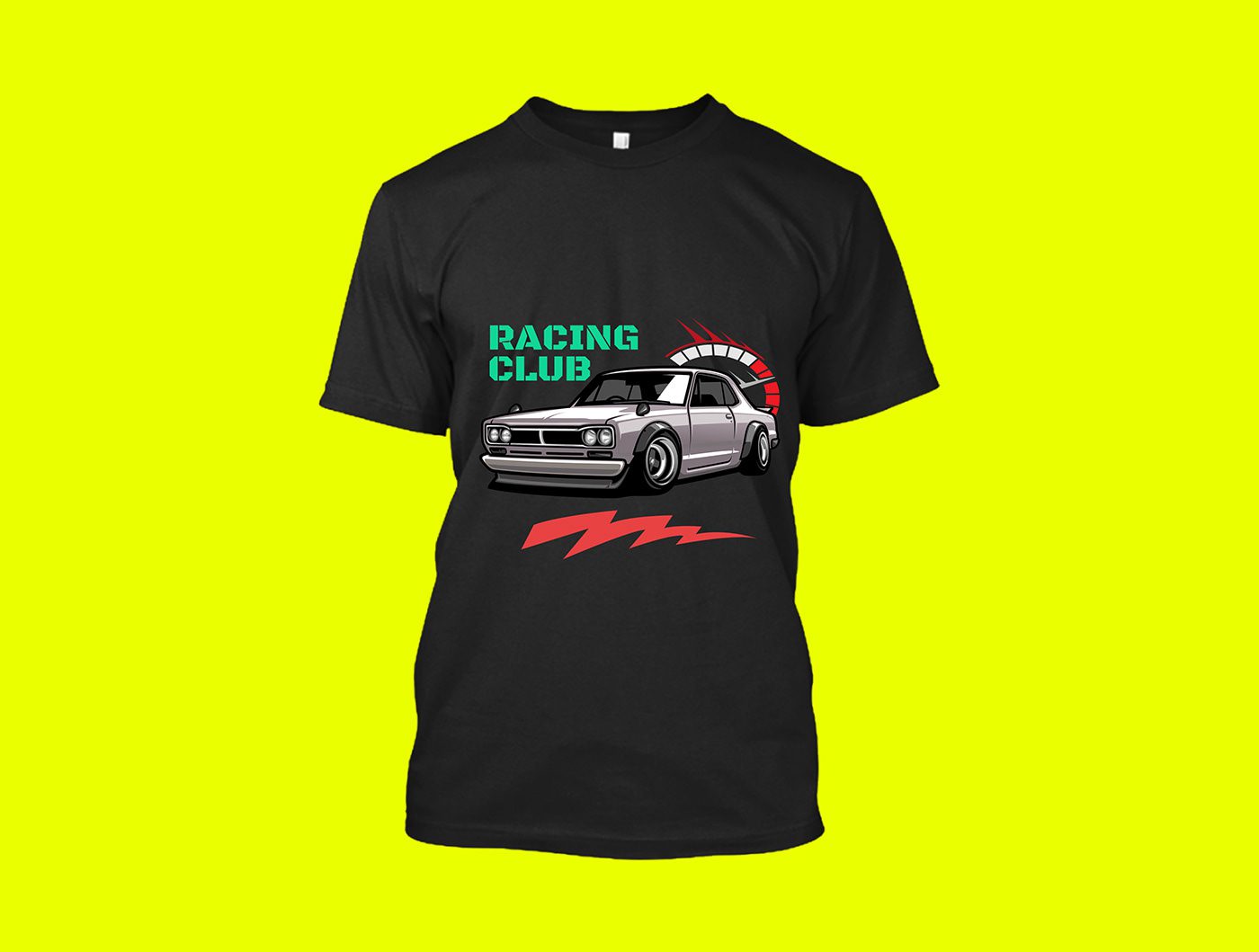 T-Shirt Design for Racing Car1