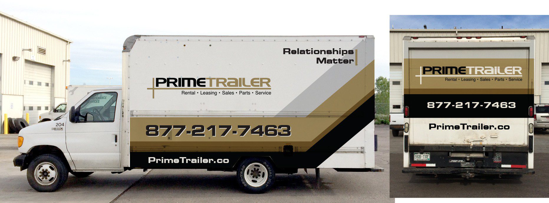 Truck Wrap For primetrailer