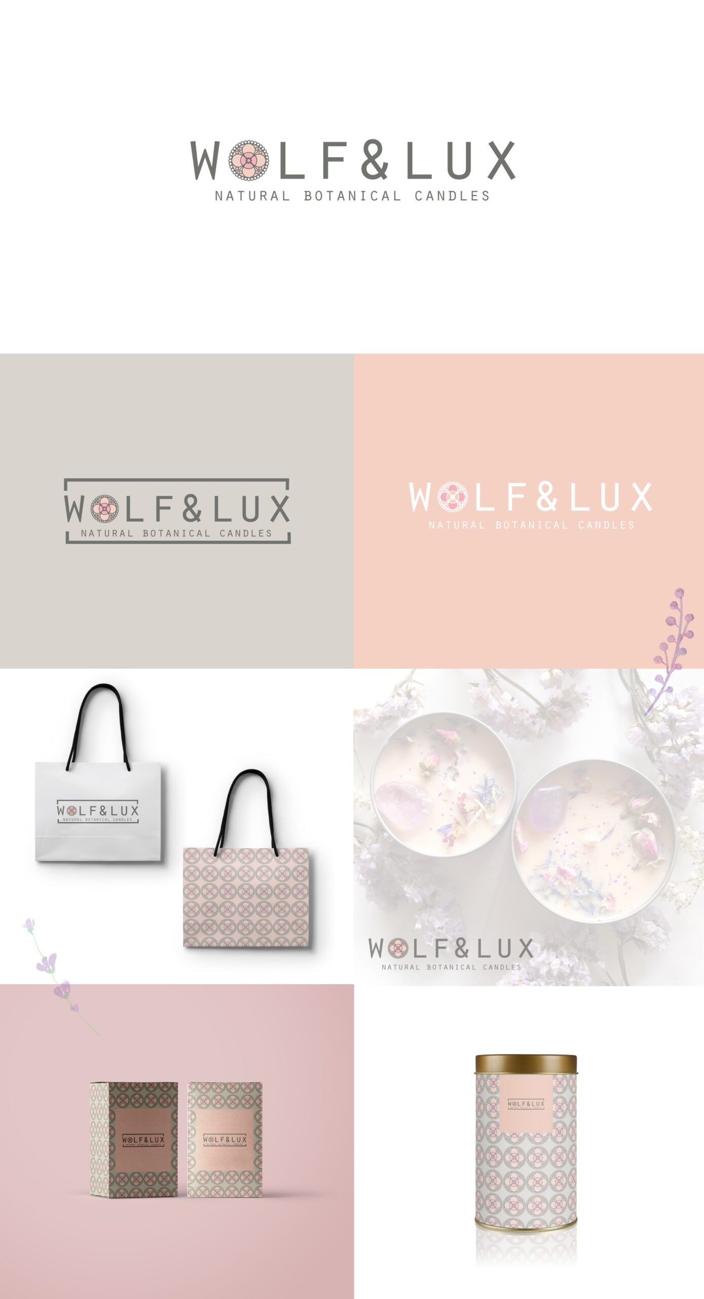 candles and bath products logo design1