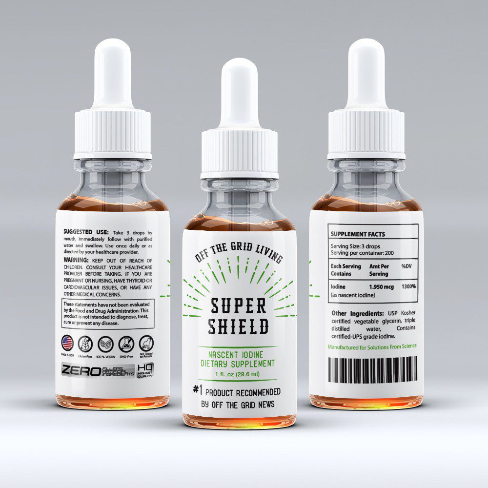 label for a supplement created to protect against a nuclear blast1